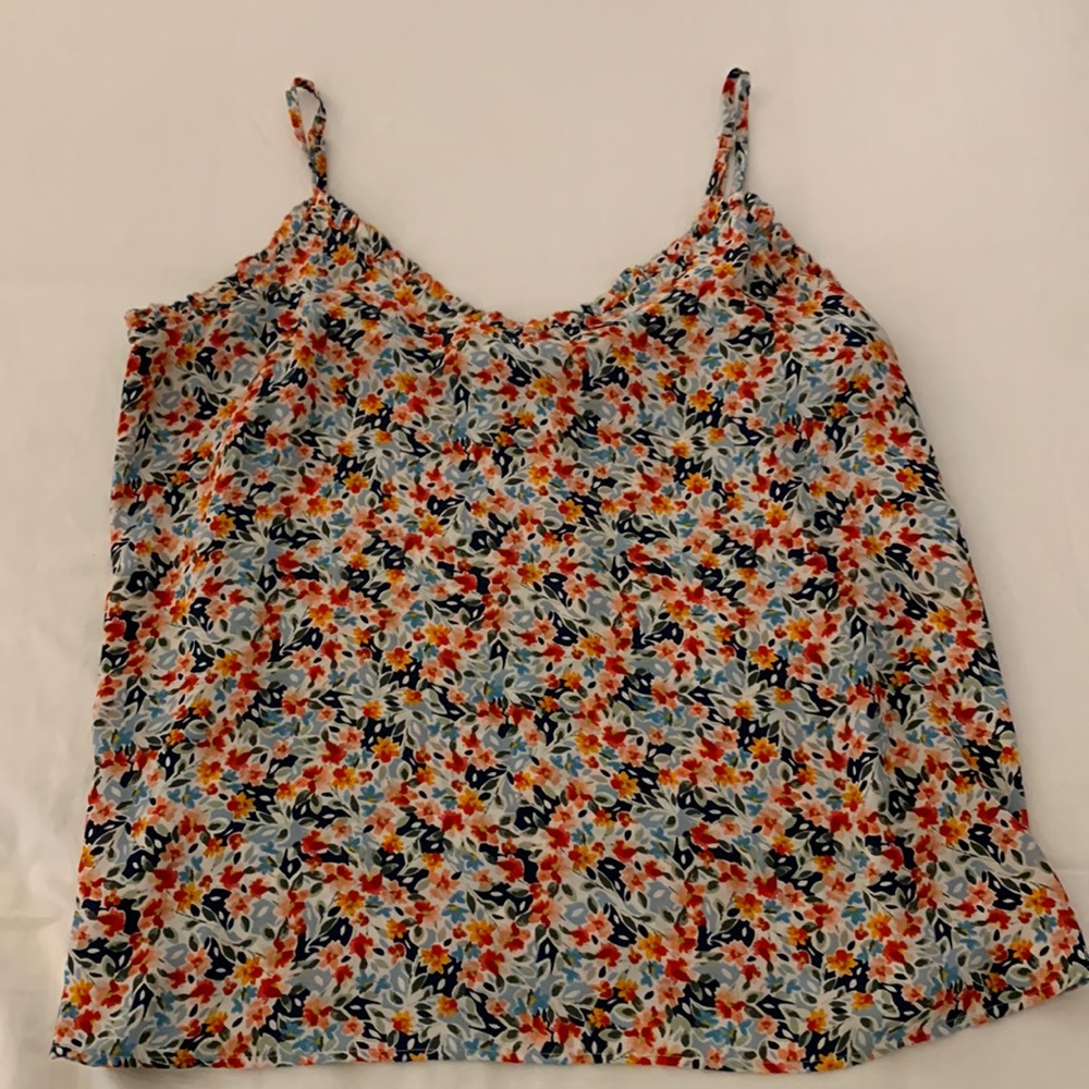 LOFT Summer Spaghetti Strap Blouse